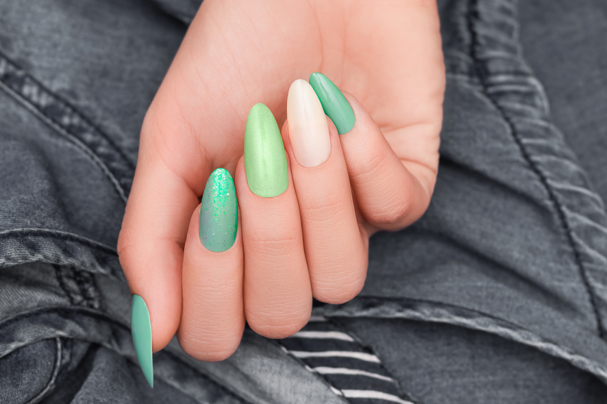 Blush & Bloom nails